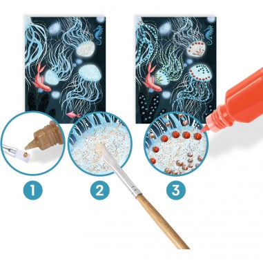 Coffret Peinture en 3D Abysses - Djeco