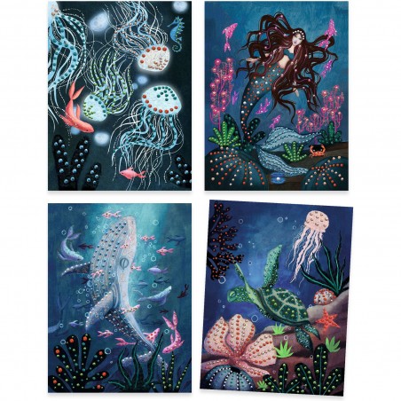 Coffret Peinture en 3D Abysses - Djeco