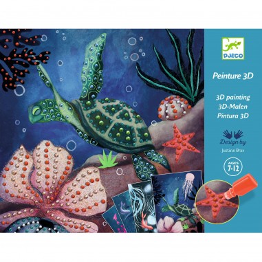 Coffret Peinture en 3D Abysses - Djeco