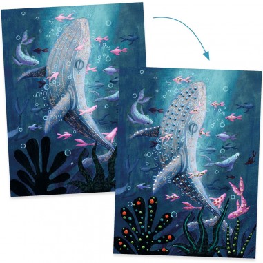 Coffret Peinture en 3D Abysses - Djeco