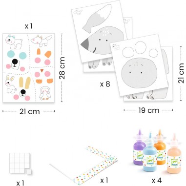 Coffret Peinture La patouille - Dès 18 mois - Djeco