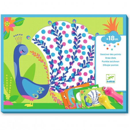 Coffret Peinture Des points c'est tout ! Dès 18 mois - Djeco