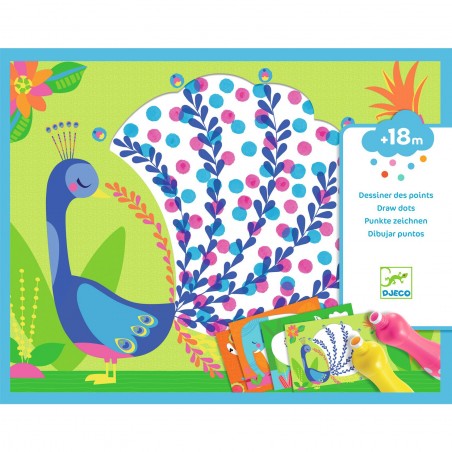 Coffret Peinture Des points c'est tout ! Dès 18 mois - Djeco