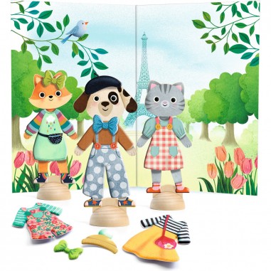 Coffret Collages Bonjour Paris - Djeco