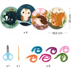 Coffret Enfilage Petit pas avec du fil - Djeco 2