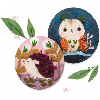 Coffret Enfilage Petit pas avec du fil - Djeco