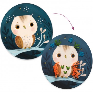 Coffret Enfilage Petit pas avec du fil - Djeco