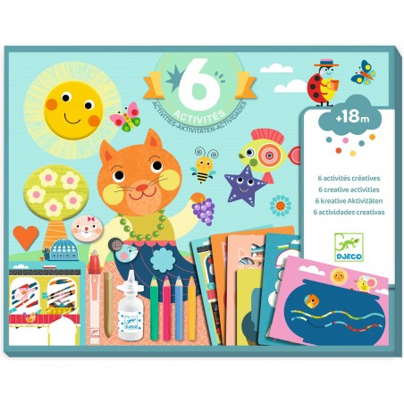 Coffret multi activités Le chat et ses amis - Djeco