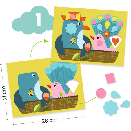 Coffret multi activités Le chat et ses amis - Djeco