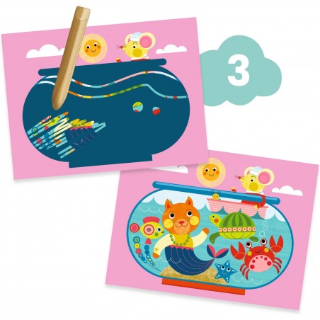 Coffret multi activités Le chat et ses amis - Djeco
