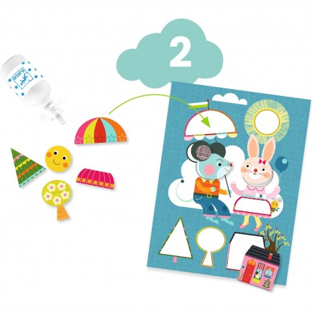 Coffret multi activités Le chat et ses amis - Djeco