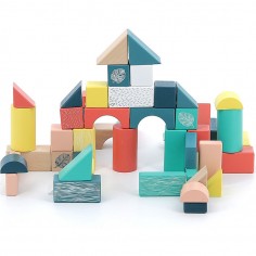 Cubes en bois, Sous la canopée - Premières histoires - Vilac 2