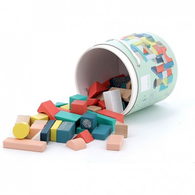 Cubes en bois, Sous la canopée - Premières histoires - Vilac