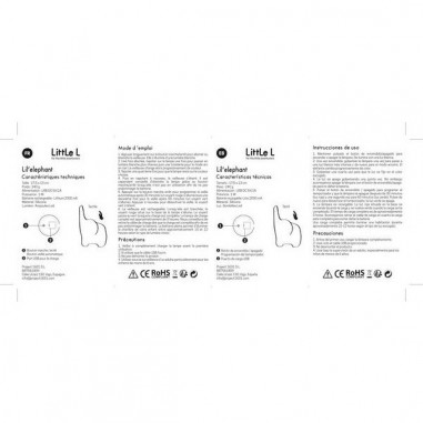 Veilleuse éléphant Little L