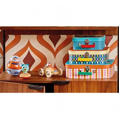 Voiture en bois, Roadster bois naturel - Véhicules de collection - Vilac