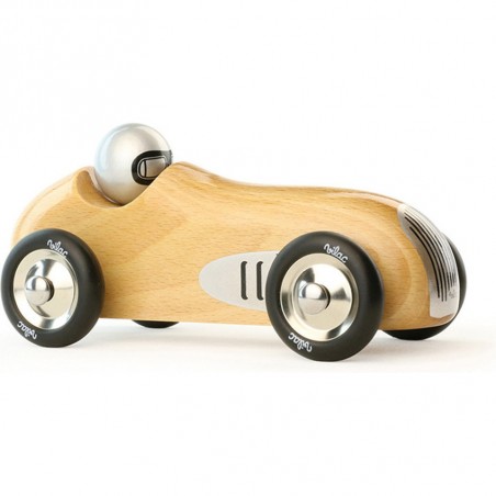 Voiture en bois, Old sport grand modèle bois naturel - Véhicules de collection - Vilac