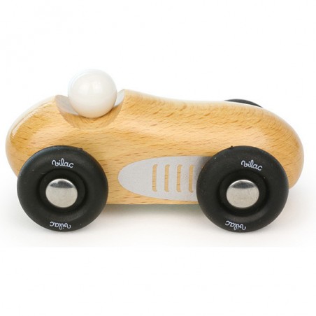 Voiture en bois, Old sport petit modèle bois naturel - Véhicules de collection - Vilac