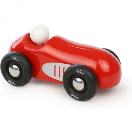 Voiture en bois, Old sport petit modèle rouge - Véhicules de collection - Vilac