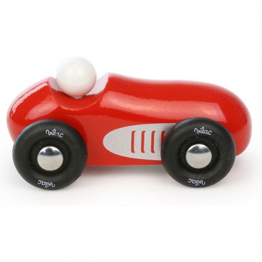 Voiture en bois, Old sport petit modèle rouge - Véhicules de collection - Vilac