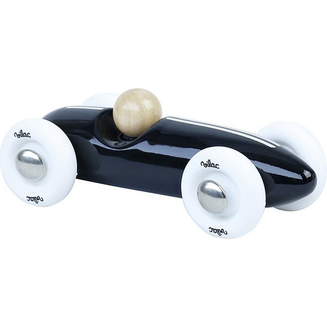 Vilac Voiture en bois, Grand prix vintage petit modèle noire
