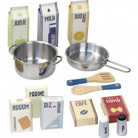Cuisine Cuistot moutarde - Cuisine et marchande - Vilac