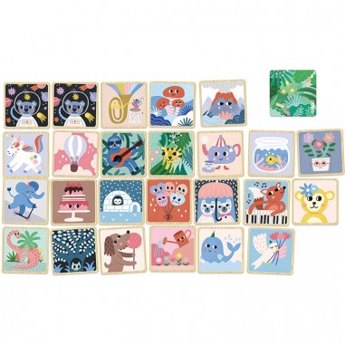 Mémo imagier - Michelle Carlslund - Jeux de société - Vilac