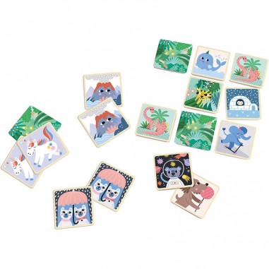 Mémo imagier - Michelle Carlslund - Jeux de société - Vilac