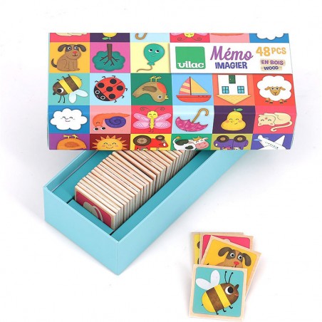 Mémo imagier Mélusine - Jeux de société - Vilac