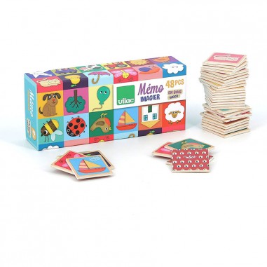 Mémo imagier Mélusine - Jeux de société - Vilac