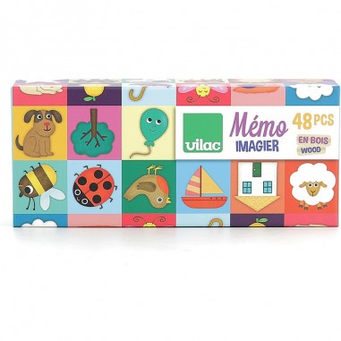 Mémo imagier Mélusine - Jeux de société - Vilac