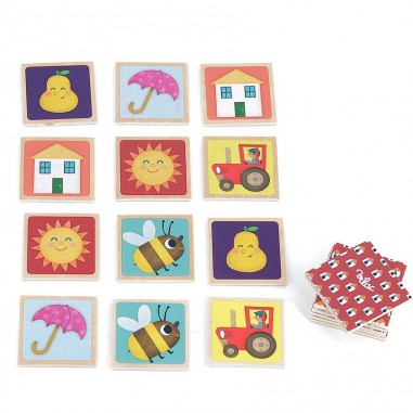 Mémo imagier Mélusine - Jeux de société - Vilac