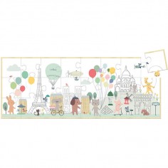 Puzzle en bois panoramique, Paris - Sarah Betz - Puzzle en bois - Vilac 2