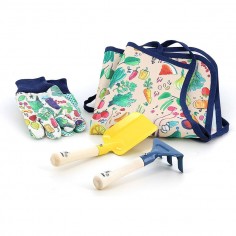 Le petit jardinier - Rateau, Gants - Outils de jardinage Enfant En Bois - Vilac 2