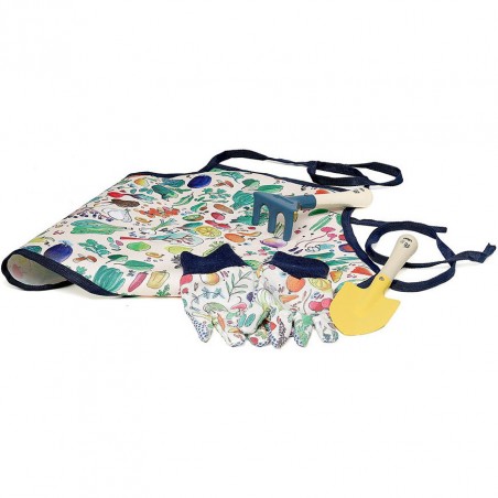 Le petit jardinier - Rateau, Gants - Outils de jardinage Enfant En Bois - Vilac