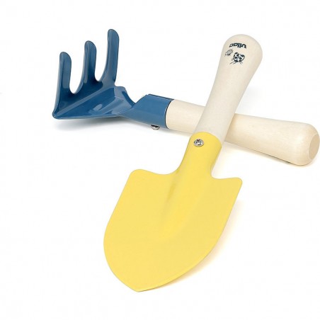 Le petit jardinier - Rateau, Gants - Outils de jardinage Enfant En Bois - Vilac