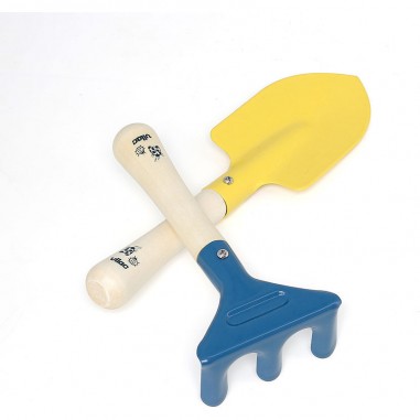 Le petit jardinier - Rateau, Gants - Outils de jardinage Enfant En Bois - Vilac
