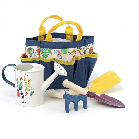 Mon petit potager - Pelle, Rateau, Arrosoir - Outils de Jardinage Enfant - Vilac