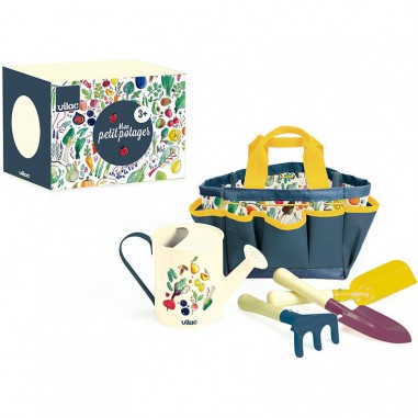 Mon petit potager - Pelle, Rateau, Arrosoir - Outils de Jardinage Enfant - Vilac