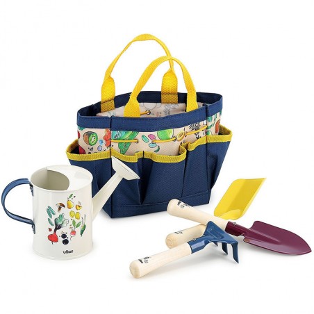 Mon petit potager - Pelle, Rateau, Arrosoir - Outils de Jardinage Enfant - Vilac