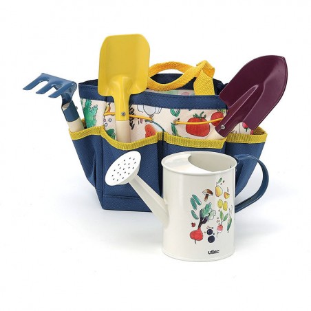 Mon petit potager - Pelle, Rateau, Arrosoir - Outils de Jardinage Enfant - Vilac