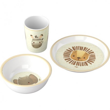Set vaisselle Safari - Haba