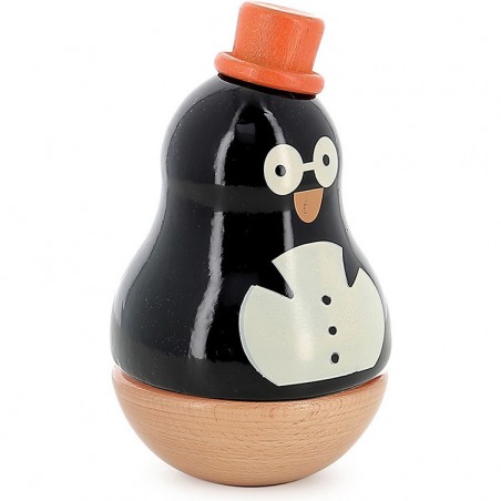 Boîte à musique en bois Boizoos, René le pingouin - Cadeaux de naissance - Vilac