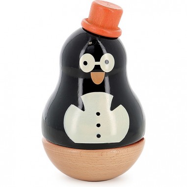 Boîte à musique en bois Boizoos, René le pingouin - Cadeaux de naissance - Vilac