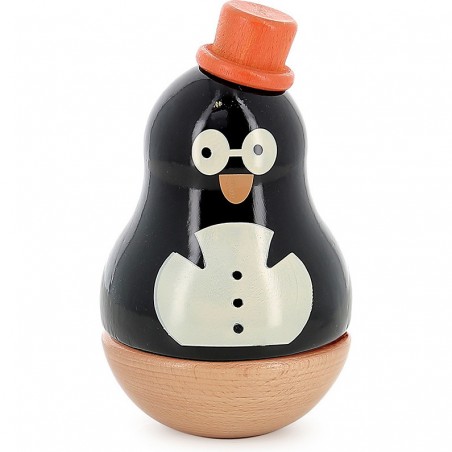 Boîte à musique en bois Boizoos, René le pingouin - Cadeaux de naissance - Vilac