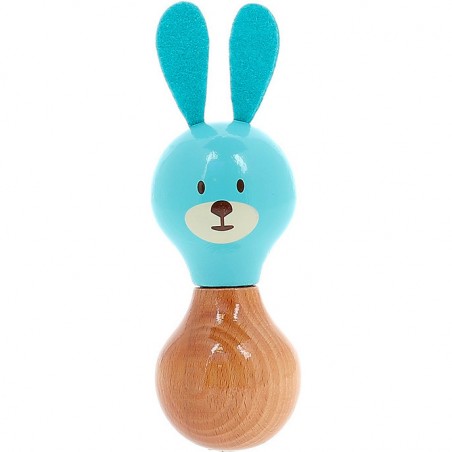 Hochet en bois Boizoos, Raoul le lapin - Cadeaux de naissance - Vilac