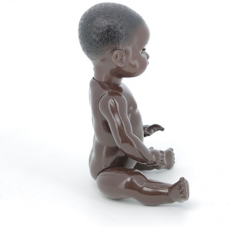 Baigneur noir laqué nu 40 cm - Poupées nues - Vilac