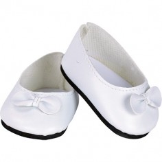 Ballerines blanches pour poupée 28 cm - Vilac