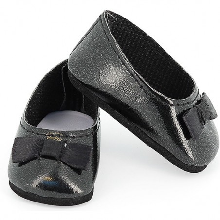 Ballerines noires pour poupée de 39 à 48 cm - Chaussures - Vilac