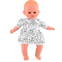 Petit Câlin souple 36 cm Ma Tenue A Colorier - Les grands - 36 cm - Vilac