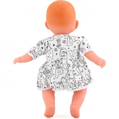 Petit Câlin souple 36 cm Ma Tenue A Colorier - Les grands - 36 cm - Vilac 2